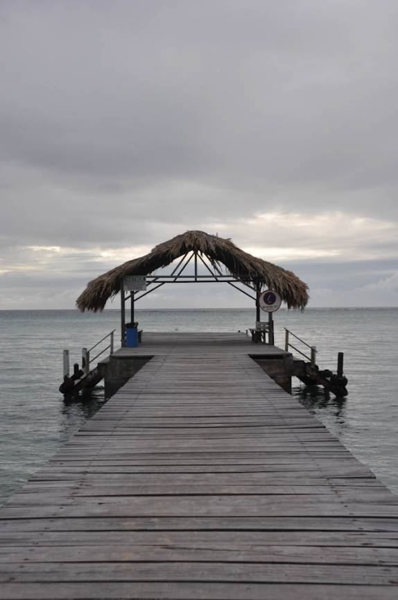Pier de Pigeon Point, em Crown Point - Tobago